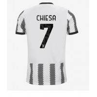 Juventus Federico Chiesa #7 Fotballklær Hjemmedrakt 2022-23 Kortermet